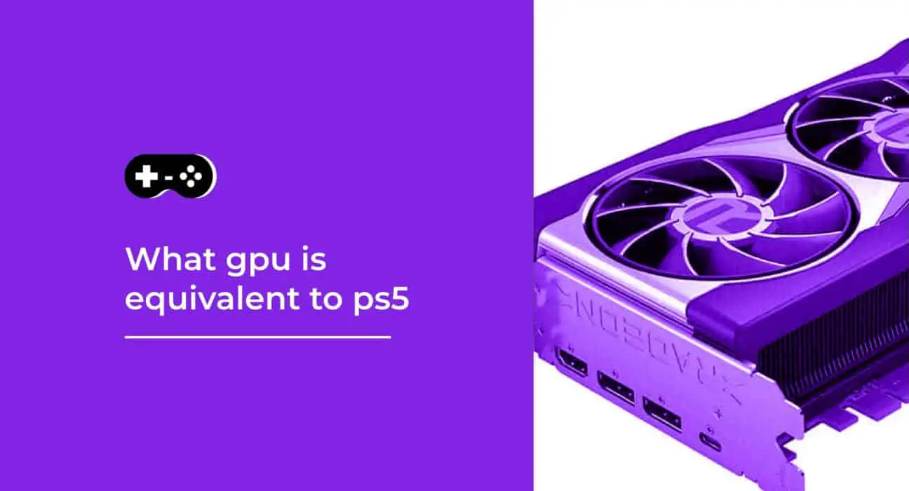 what gpu is equivalent to ps5